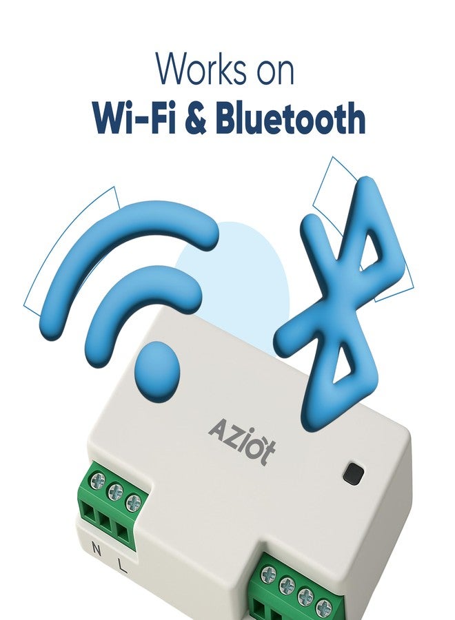 AZIOT 3+1 Fan Smart Switch - WiFi/Bluetooth Communication - Made in India - Timer Function - Works with Google Home and Amazon Alexa… (3+1 Node) - Image 5